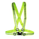 Chaleco reflectivo tipo x con broche