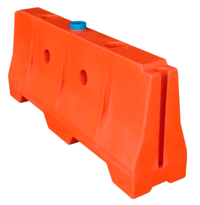 Muro New Jersey naranja 