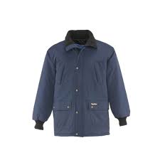 chaqueta de frio azul 